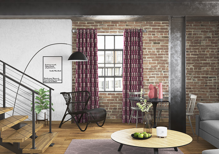 Skye, Carmine - Made to Measure Curtains - Image 5